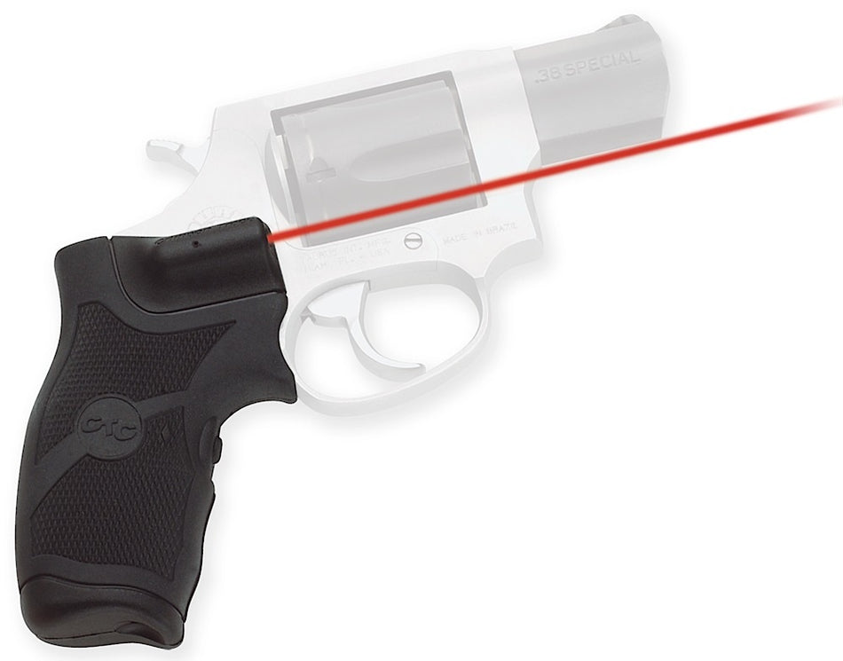 Crimson Trace 011810 Lasergrips for Taurus Small Frame Revolvers, Red Laser, Black Polymer