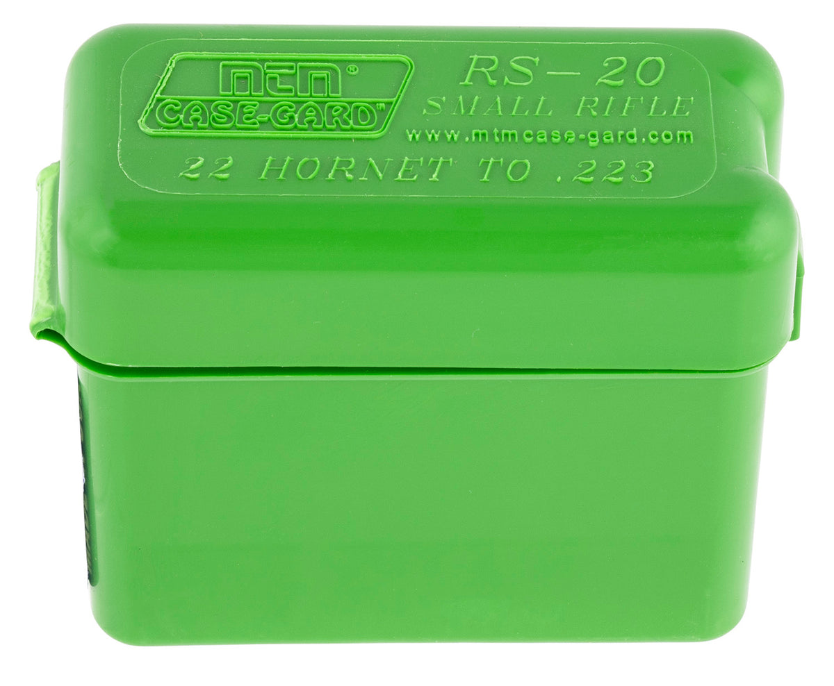 MTM Case-Gard RM2010 Belt-Style 20-Round Multi-Caliber Ammo Carrier Green Polypropylene
