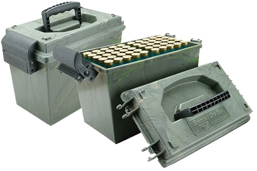 MTM Case-Gard SD1001209 Shotshell Dry Box 12 Gauge 100rd Wild Camo Polypropylene