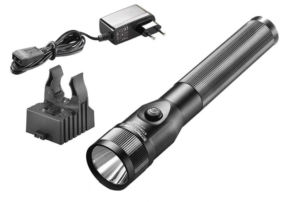 Streamlight 75713 Stinger LED Rechargeable Flashlight Black Anodized 425 Lumens White LED