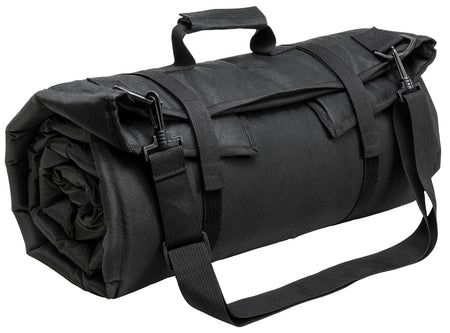 NcStar CVSHMR2957B Roll Up Shooting Mat Black PVC 69"L x 35"W