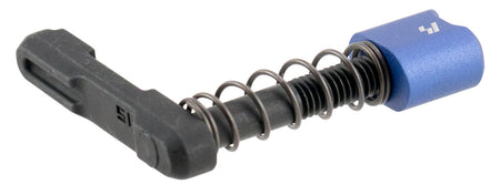 Strike Industries ARSMCBLU AR Platform Magazine Catch Black Steel with Blue Aluminum Release Button