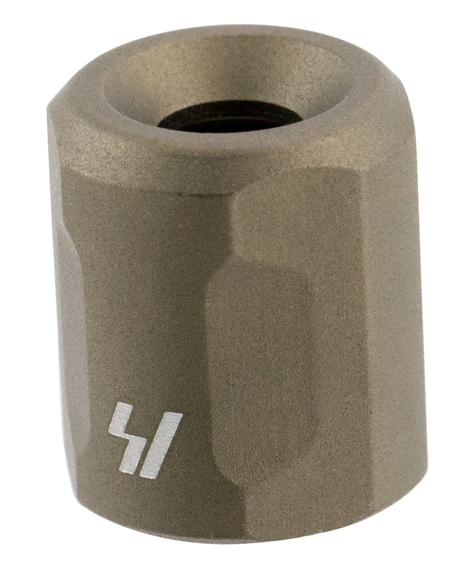 Strike BCTPFDE AR Platform Barrel Thread Protector 1/2"-28 tpi Flat Dark Earth Aluminum 223 Rem/5.56 NATO
