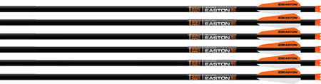 Easton Xbow Bolt 9mm Carbon 20" with 3" Vanes Half Moon Nock 6-Pack