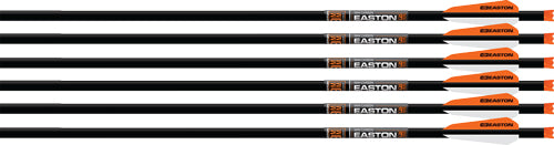 Easton Xbow Bolt 9mm Carbon 20" with 3" Vanes Half Moon Nock 6-Pack
