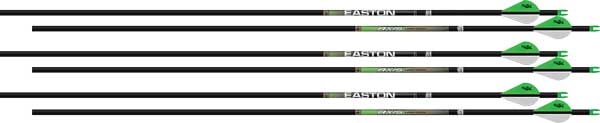 Easton Axis 4MM Long Range 340 Spine Arrow with 2" Blazer Vanes 6-Pack