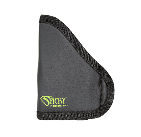 Sticky Holsters SM-5 IWB Size 5 Black Cordura Foam Holster Fits Glock 42 with Laser Sig P938 with Laser Right Hand