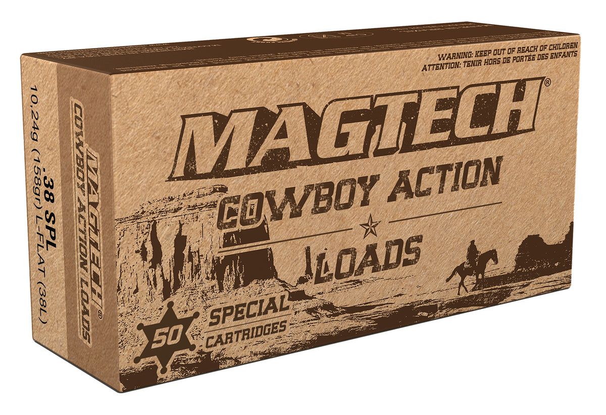 Magtech 38L Cowboy Action Lead Flat Nose  158 Grain .38 Special