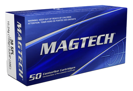 Magtech 38E Range/Training Semi Jacketed Hollow Point HP 158 Grain .38 Special