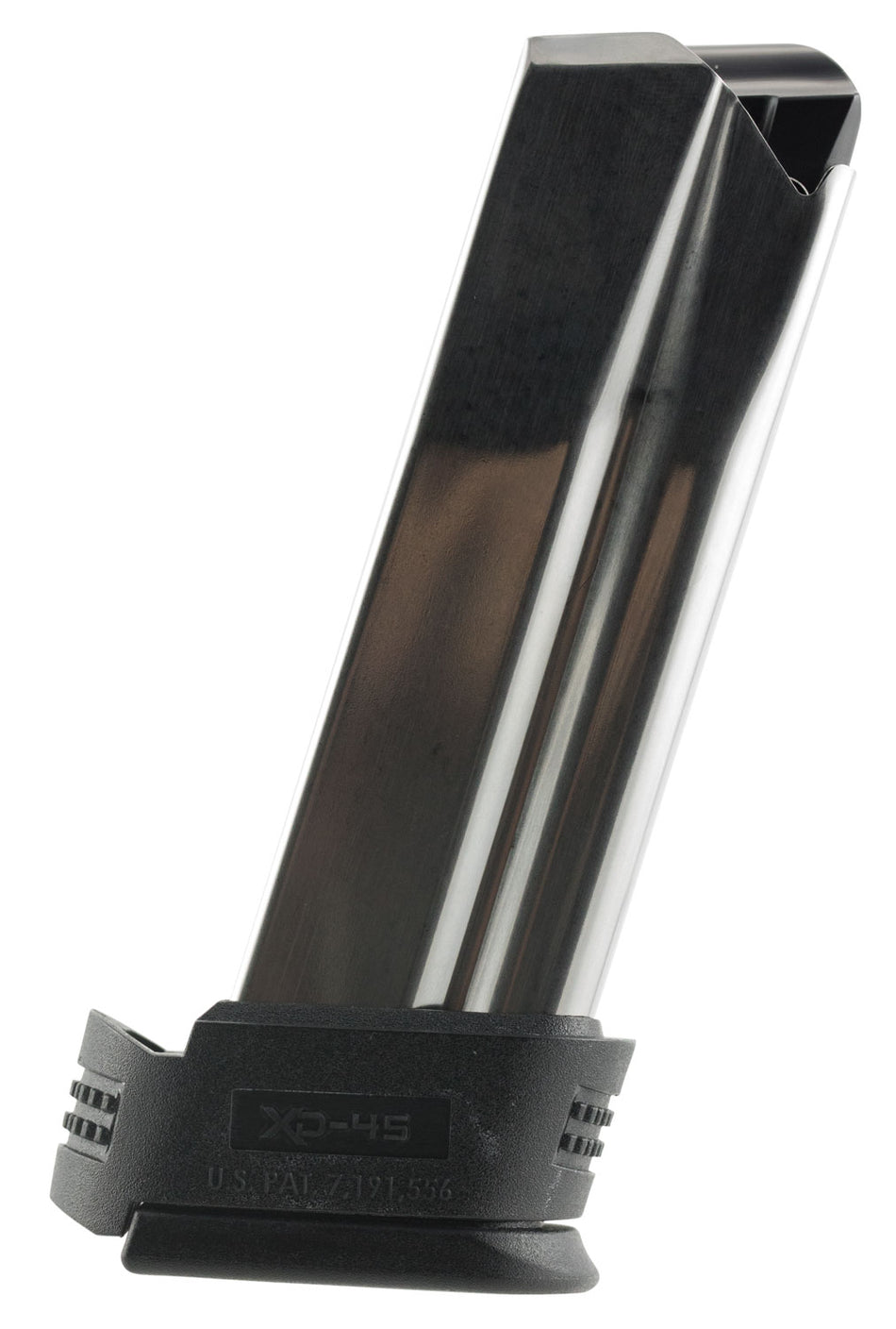 Springfield Armory XD4547 XD Compact 10rd 45 ACP Stainless Steel Magazine with Black Sleeve