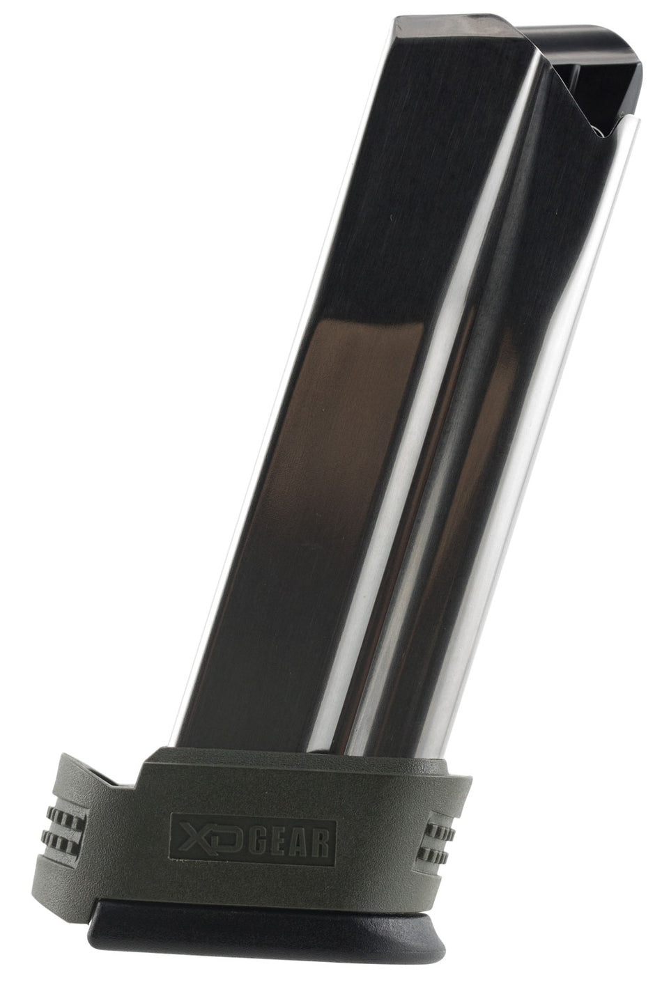 Springfield Armory XD4549 XD Compact 10rd 45 ACP Stainless Steel Magazine with OD Green Sleeve