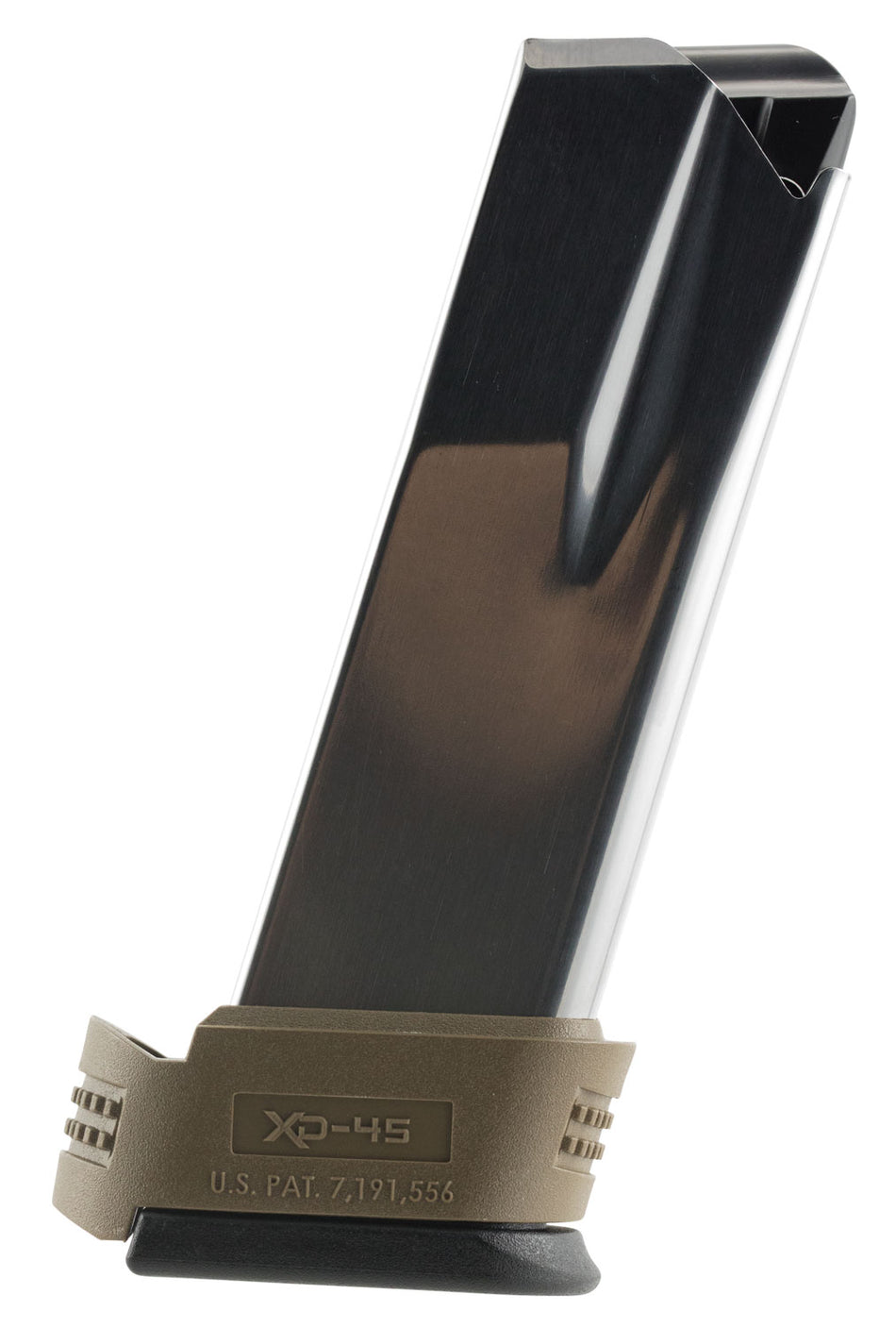 Springfield Armory XD4550 XD Compact 13rd 45 ACP SS/Dark Earth Stainless Steel Magazine with FDE Sleeve