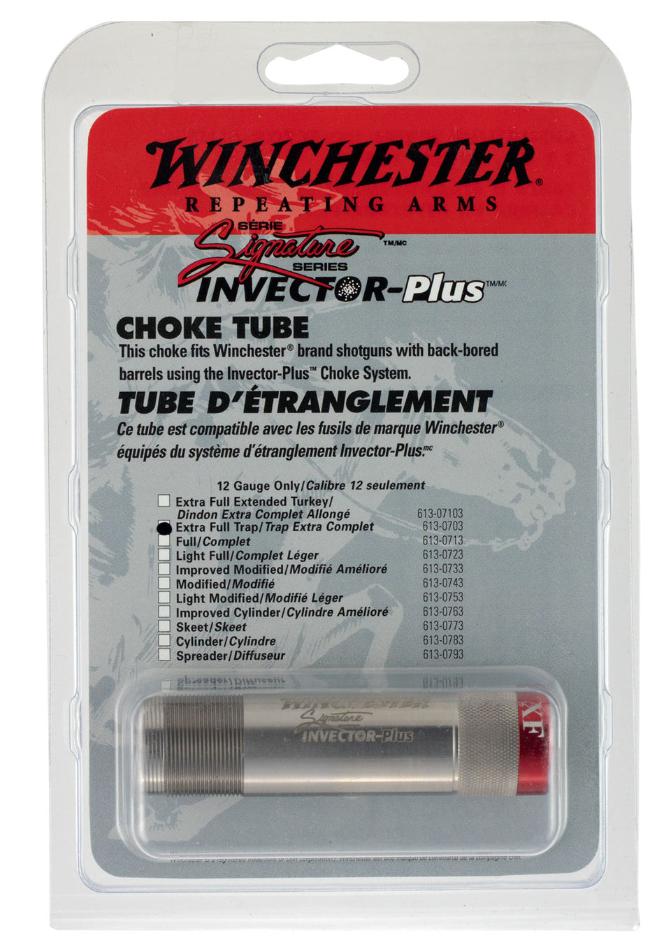 Winchester Invector Plus Signature 12 Gauge Light Modified Choke Tube 17-4 Stainless