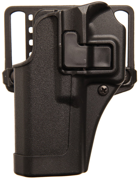 Blackhawk 410520BKL Serpa CQC OWB Size 20 Matte Black Polymer Holster Belt Loop/Paddle for S&W J Frame 2" Barrel Left Hand