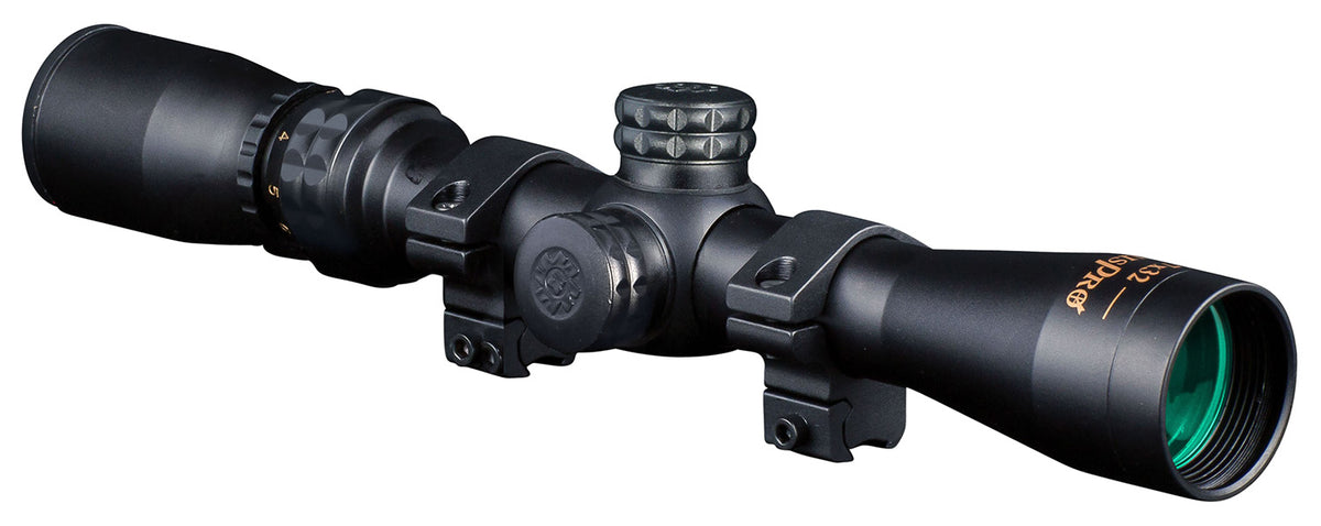 Konus 7260 KonusPro Matte Black 2-7x32mm 1" Tube Engraved 30/30 Duplex Reticle w/ Mounting Rings
