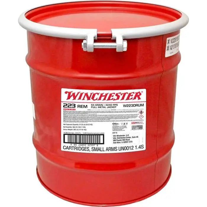 Winchester USA WHITE BOX .223 Remington 55 gr FMJ ammo
