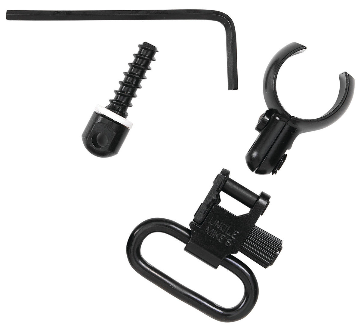 Uncle Mike's 13912 Magnum Band Swivel Set QD 115 CFL Tri-Lock Blued 1" Loop for .630-.675" Mag Tubes