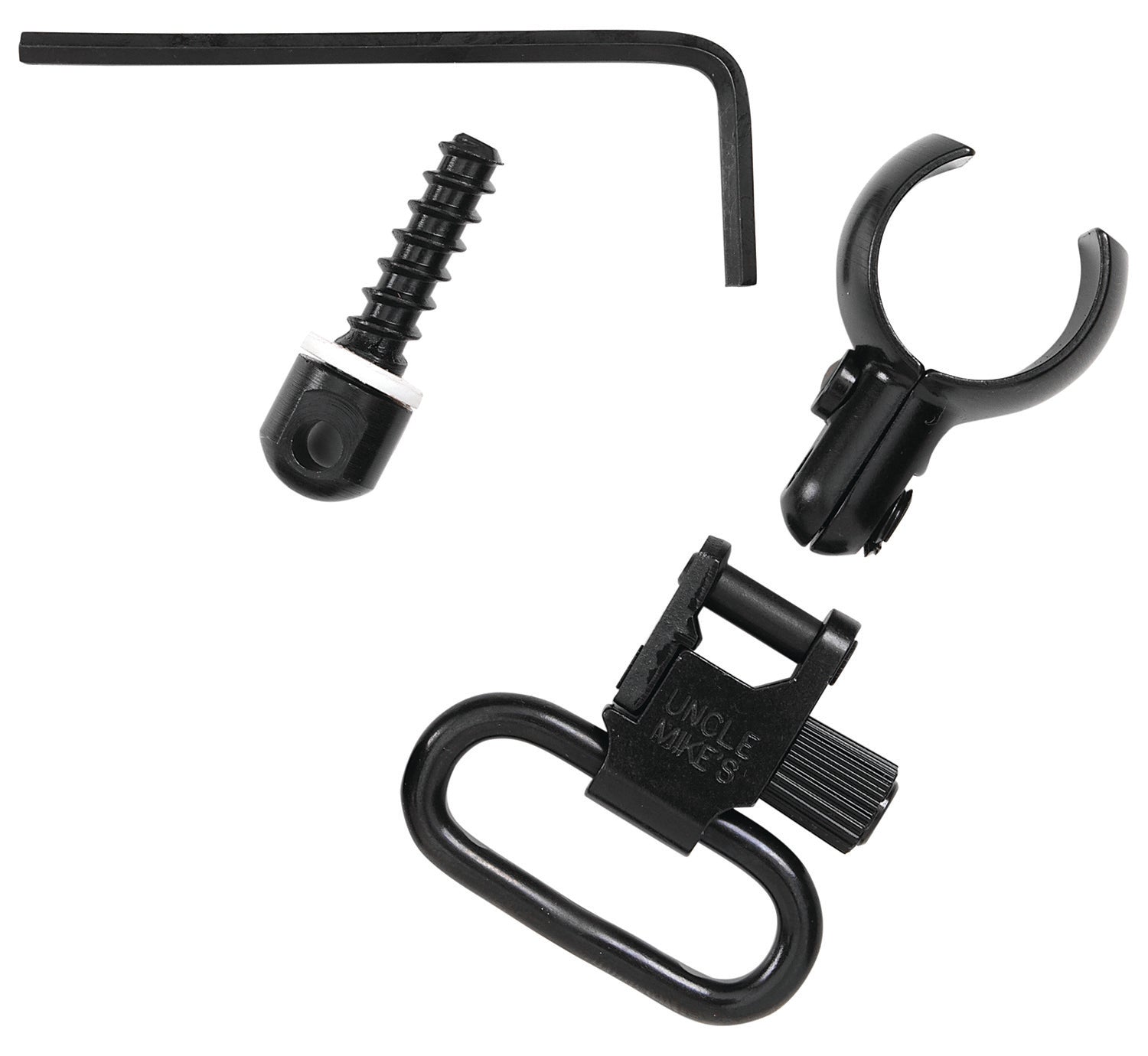 Uncle Mike's 13912 Magnum Band Swivel Set QD 115 CFL Tri-Lock Blued 1" Loop for .630-.675" Mag Tubes
