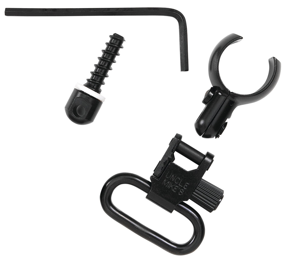 Uncle Mike's 13912 Magnum Band Swivel Set QD 115 CFL Tri-Lock Blued 1" Loop for .630-.675" Mag Tubes
