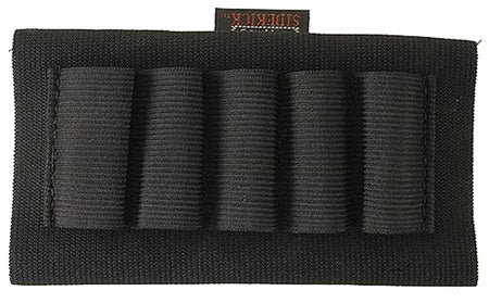 Uncle Mike's 88491 Shotgun Buttstock Shell Holder Black Nylon 5 Round