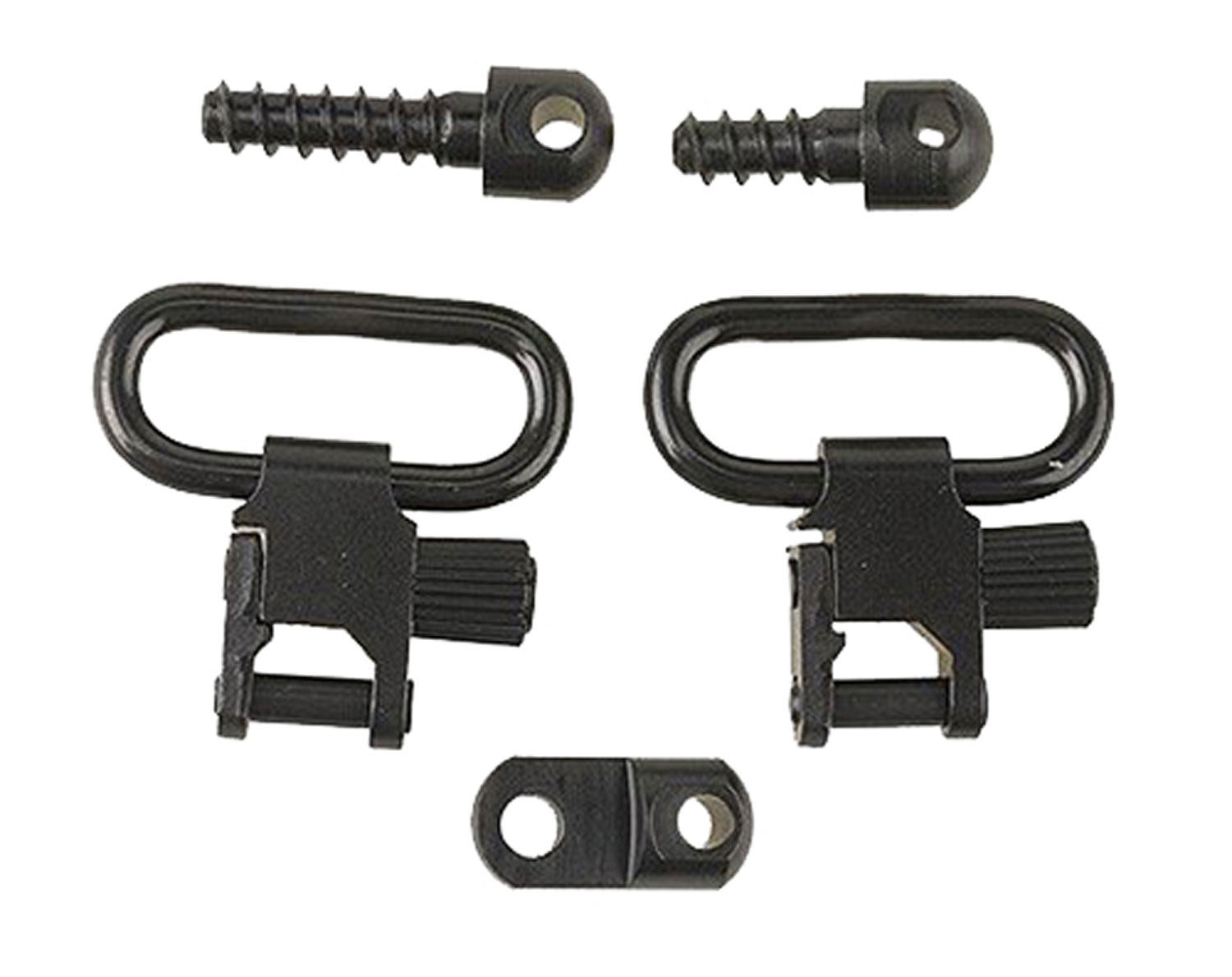 Uncle Mike's 14612 Super Swivel Quick Detach 115 RUG Tri-Lock Blued 1" Loop for Ruger 10/22