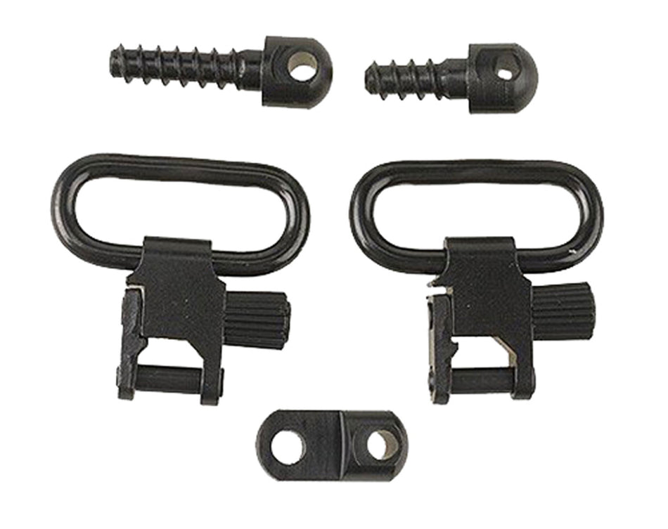 Uncle Mike's 14612 Super Swivel Quick Detach 115 RUG Tri-Lock Blued 1" Loop for Ruger 10/22