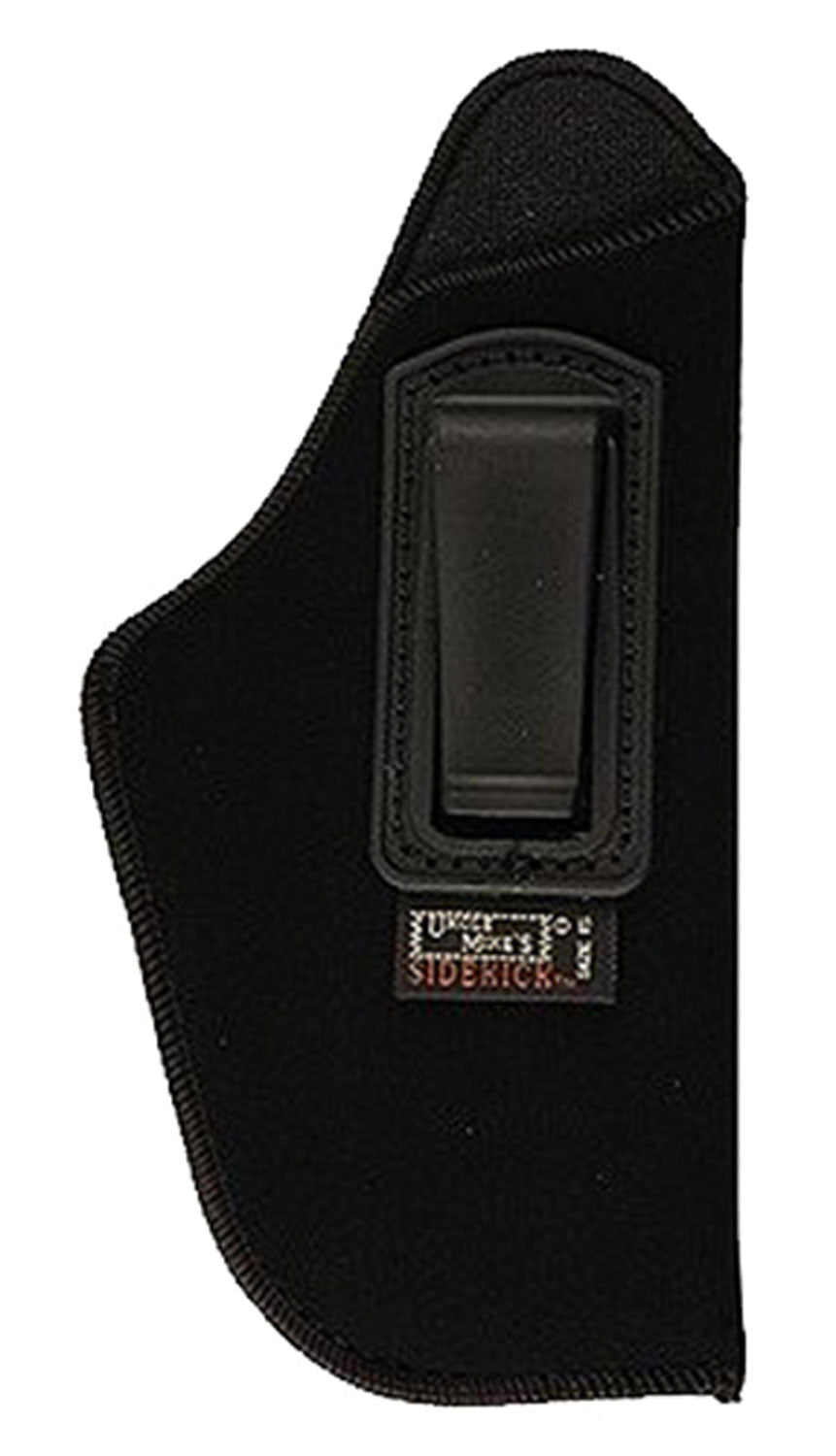 Uncle Mike's 89162 Inside the Pants IWB/OWB Holster Size 16 Black Suede-Like Belt Clip for Med/Large Semi-Auto 3.25-3.75" Barrel Left Hand