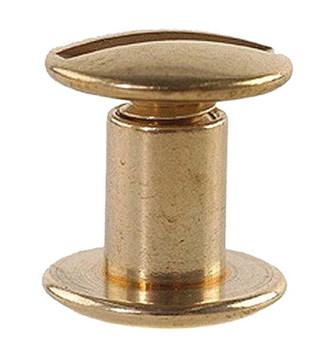 Uncle Mike's Solid Brass Chicago Screws for Slings and Carry Straps 24 Per Pack