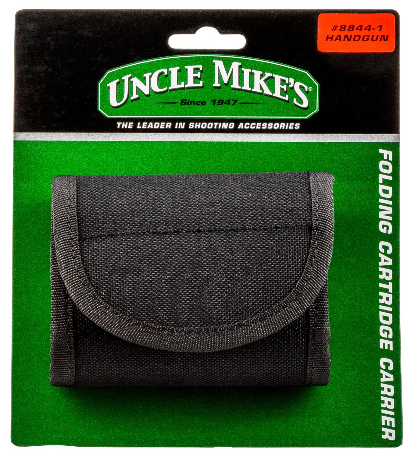 Uncle Mike's 8844 Black Nylon Folding Cartridge Carrier Handgun 12 Rounds