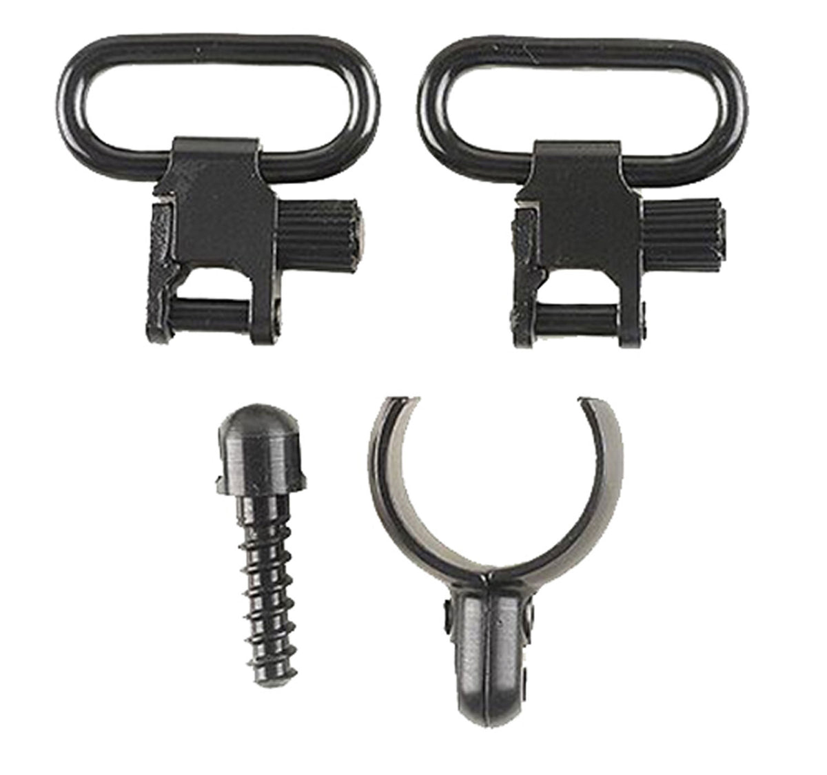 Uncle Mike's 15932 Magnum Band Swivel Set Blued Steel 1" Loop QD 115 SG-2 for Most 12 Gauge Shotguns