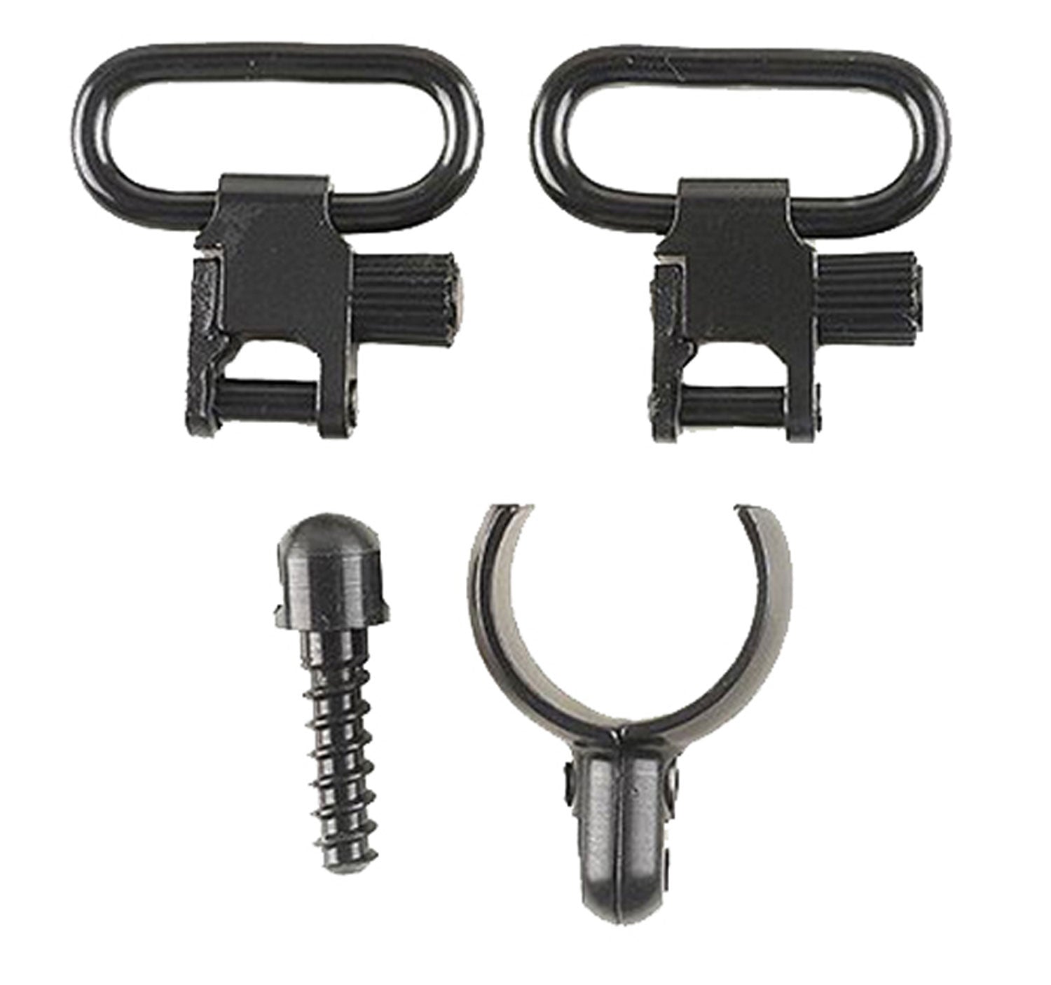 Uncle Mike's 15932 Magnum Band Swivel Set Blued Steel 1" Loop QD 115 SG-2 for Most 12 Gauge Shotguns