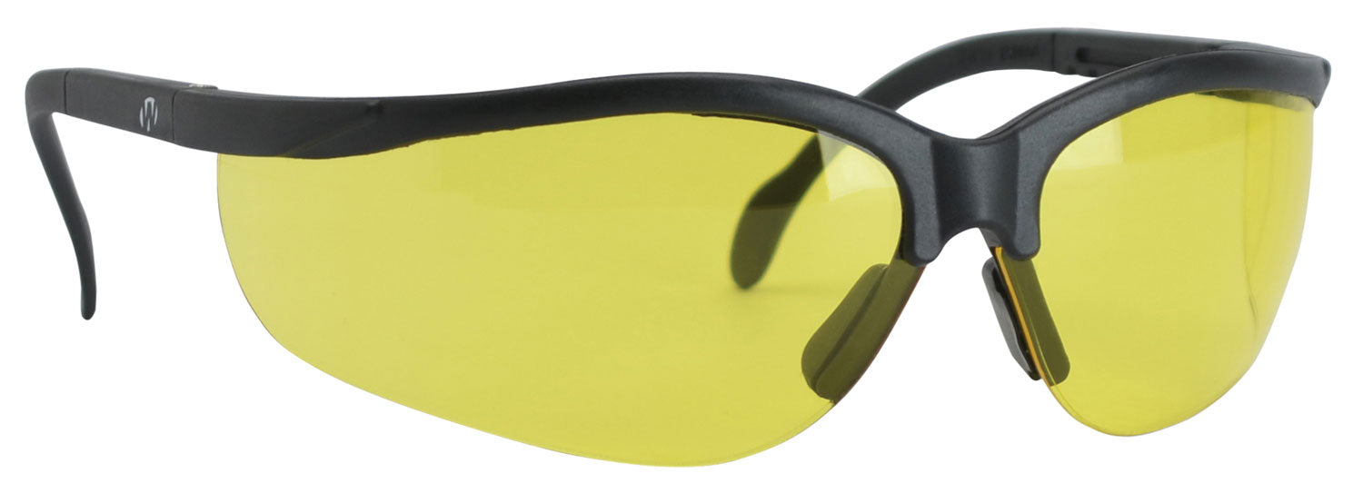 Walker's GWPYLSG Adult Sport Glasses – Yellow Lens, Polycarbonate Black Frame