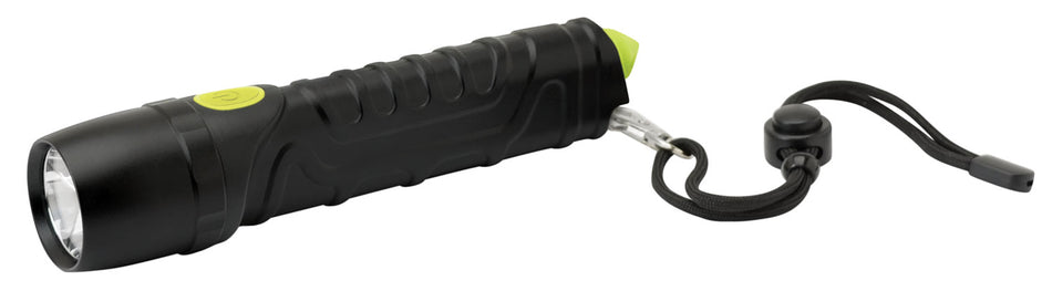 Cyclops CYCFL700GB SF-800 800 Lumen LED Flashlight with Emergency Glass Breaker, Black Anodized
