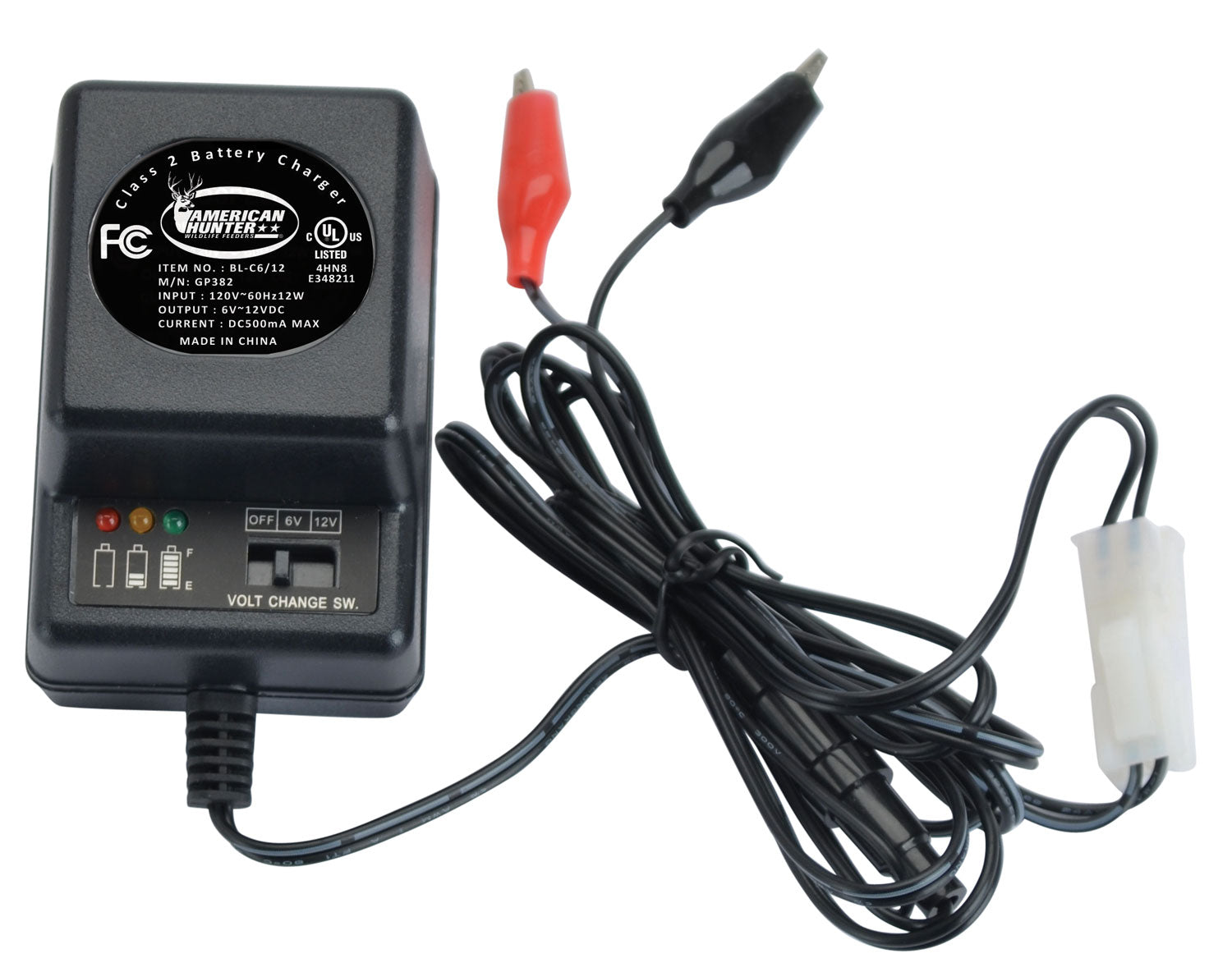 American Hunter BLC612 6 or 12 Volt Rechargeable Feeder Battery Charger
