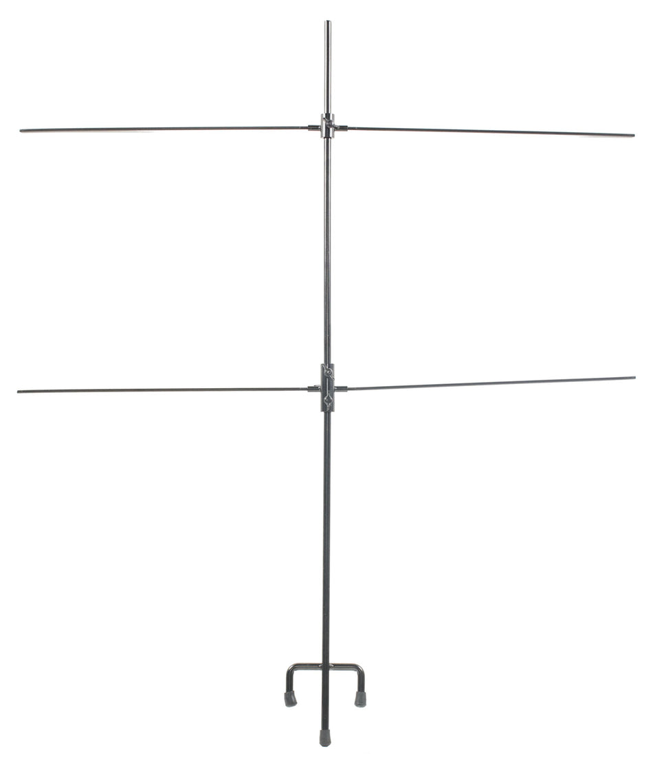 SME SMETGTST Double Paper Target Stand, Black Steel, Adjustable, Includes 8 Metal Clips