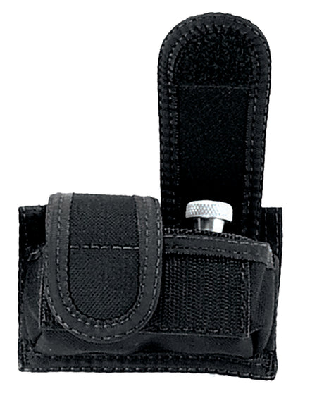 Uncle Mike's 88281 Double SpeedLoader Pouch Black Kodra Nylon .38-.45 Cal 2.25" Belt