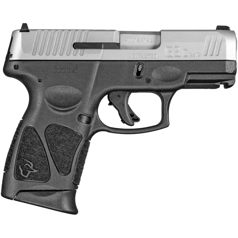 TAURUS G3C 9MM BK/SS 3.26" 3X12RD MAGS PST
