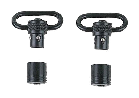 Uncle Mike's MO10112 Super Swivel Quick Detach 100 Push Button Detachable Blued 1" Sling Swivel
