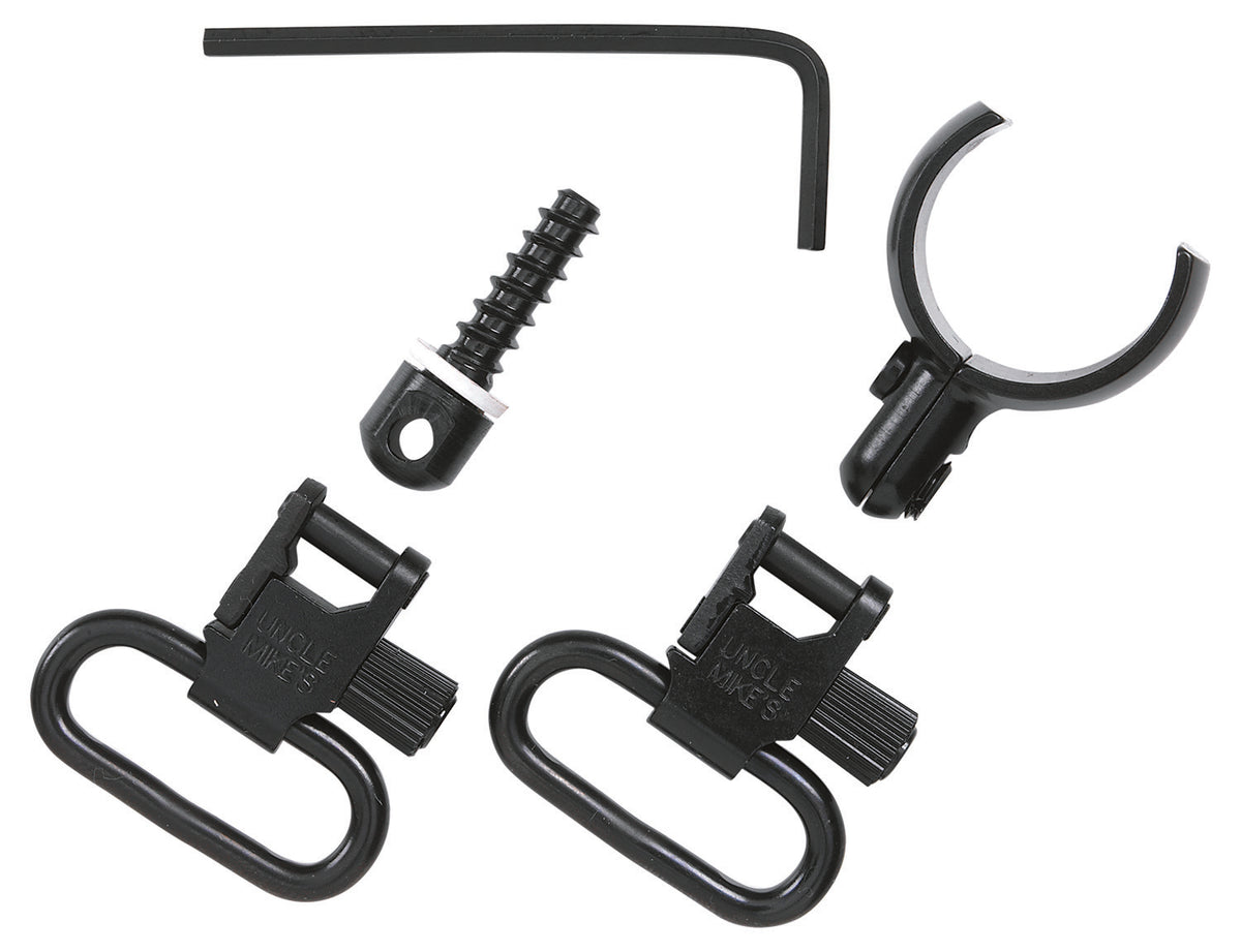 Uncle Mike's Magnum Band Swivel Set QD Blued 1 Inch for Winchester 101 201 12 Gauge