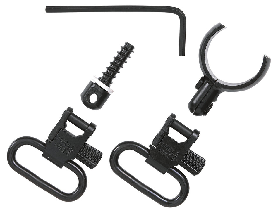Uncle Mike's Magnum Band Swivel Set QD Blued 1 Inch for Winchester 101 201 12 Gauge