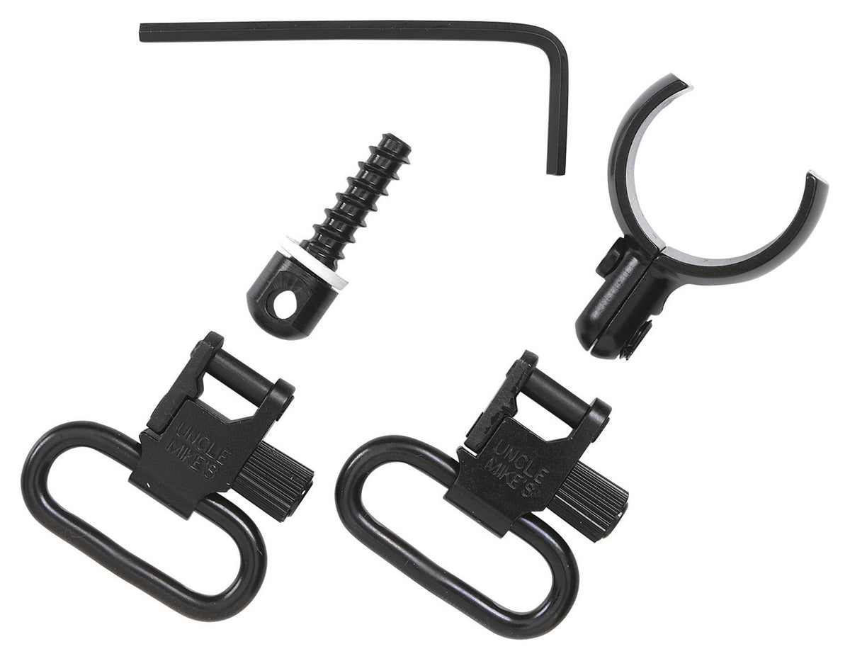 Uncle Mike's 15972 Magnum Band Swivel Set Blued Steel 1" Loop QD 115 SG-4 for Some 20 Gauge Shotguns