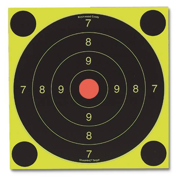 Birchwood Casey Shoot-N-C 8" Bulls Eye Variety Targets 100 Pack