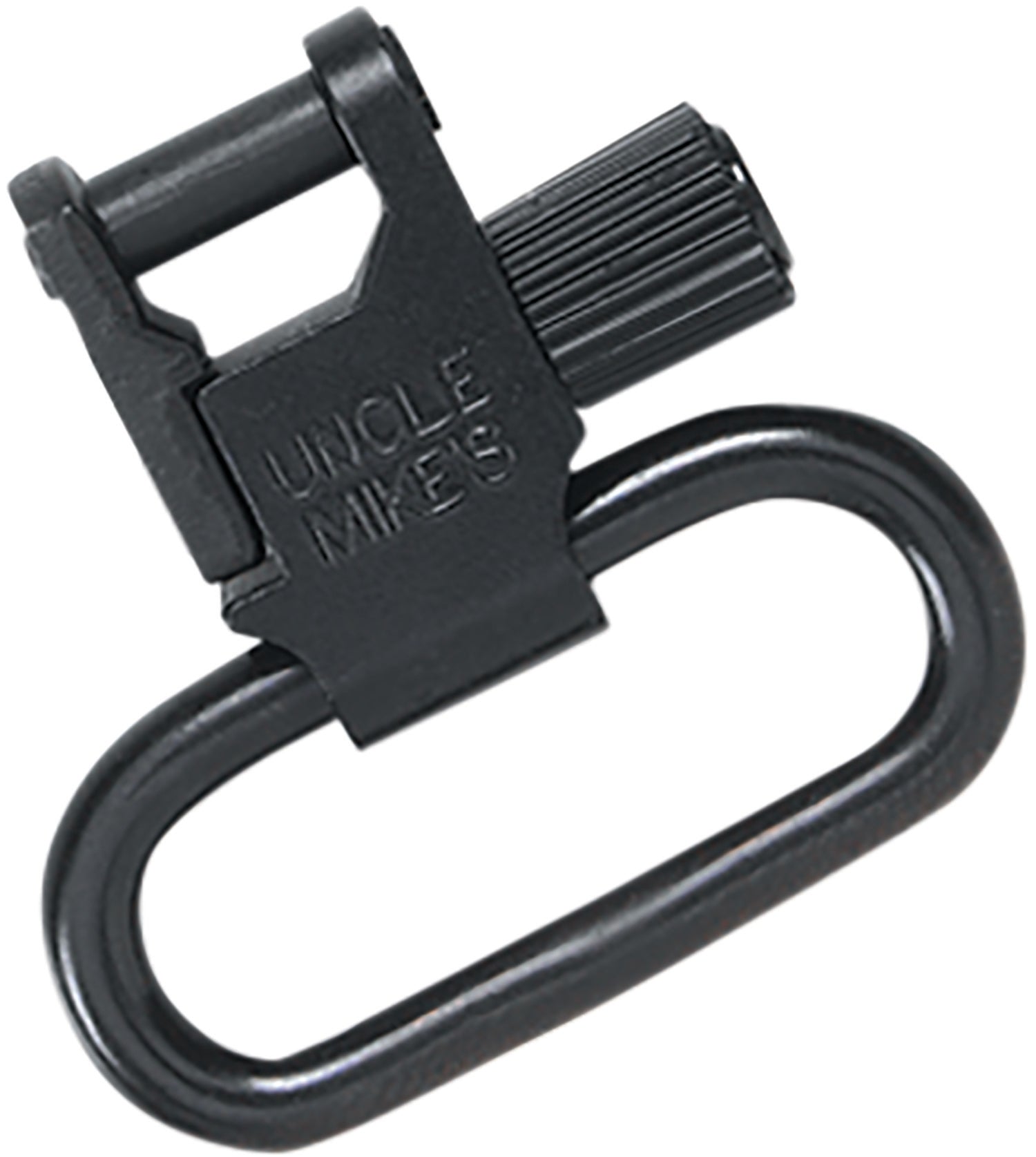 Uncle Mike's 14033 Super Swivel Quick Detach Tri-Lock Blued 1.25" Sling Loop for Rifles or Shotguns with QD Bases