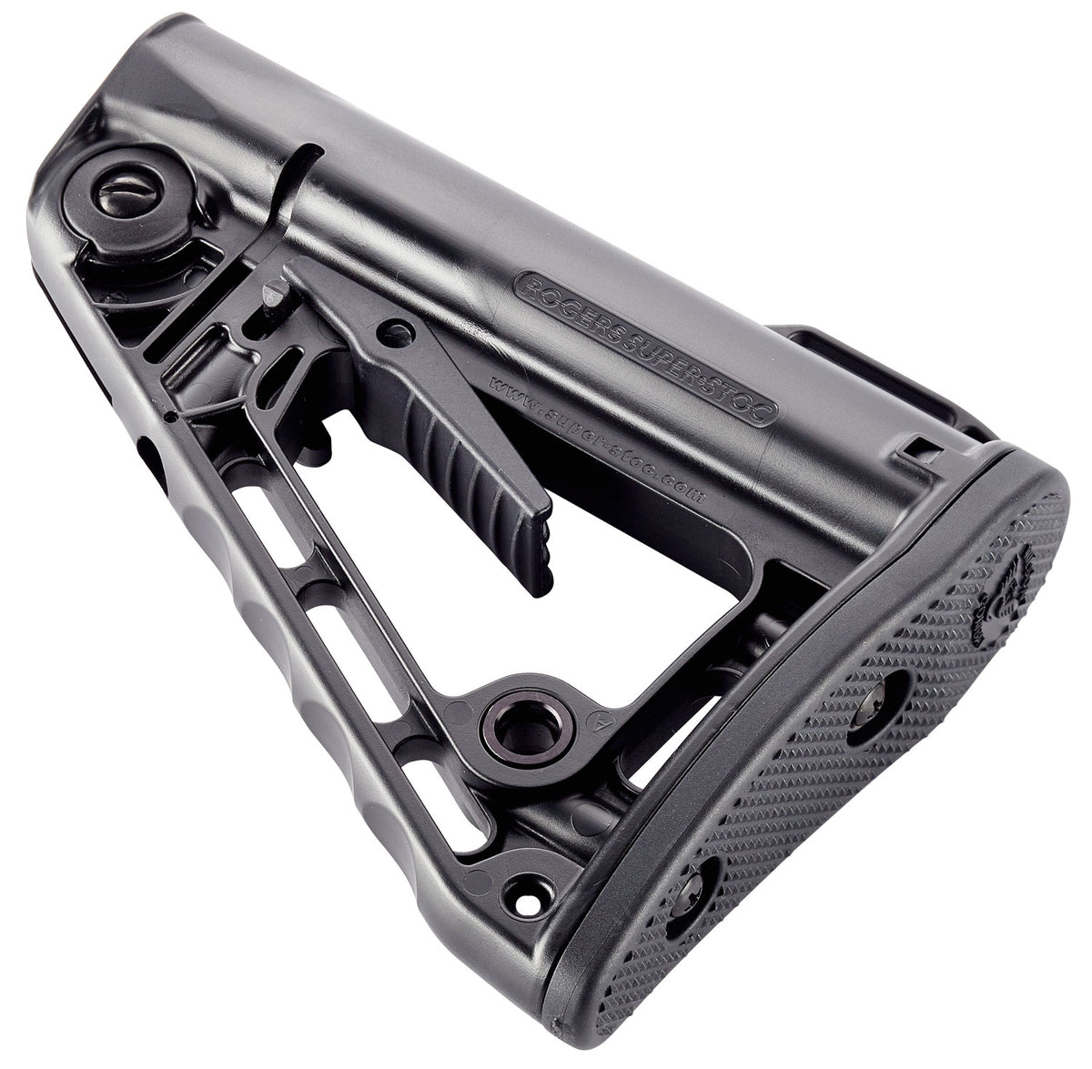 Wilson Combat Rogers Super-Stoc Collapsible Carbine Buttstock Black Synthetic for AR-15
