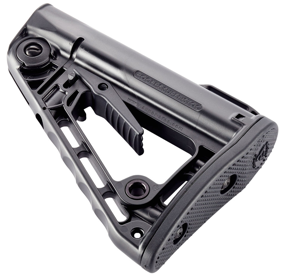Wilson Combat Rogers Super-Stoc Collapsible Carbine Buttstock Black Synthetic for AR-15