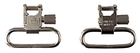 Uncle Mike's 14622 Super Swivel Quick Detach 115 RUG Nickel 1" Loop for Ruger 10/22, .44 Mag and No. 3 Carbines