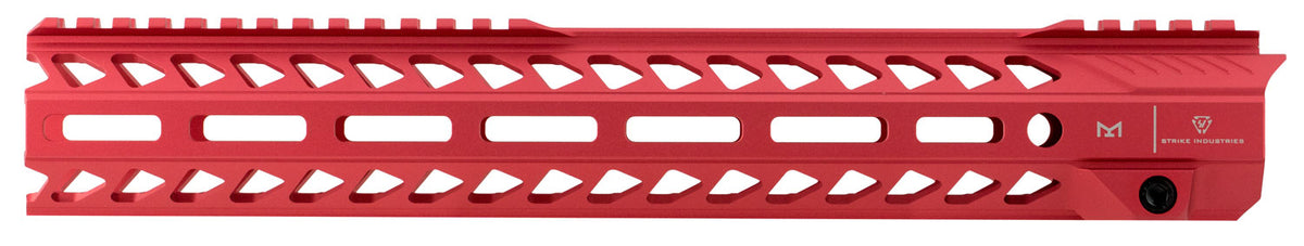 Strike Industries Strike Rail AR-15 M-LOK Handguard Red Aluminum 13.50"