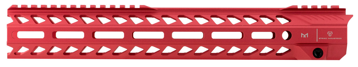 Strike Industries Strike Rail AR-15 M-LOK Handguard Red Aluminum 13.50"