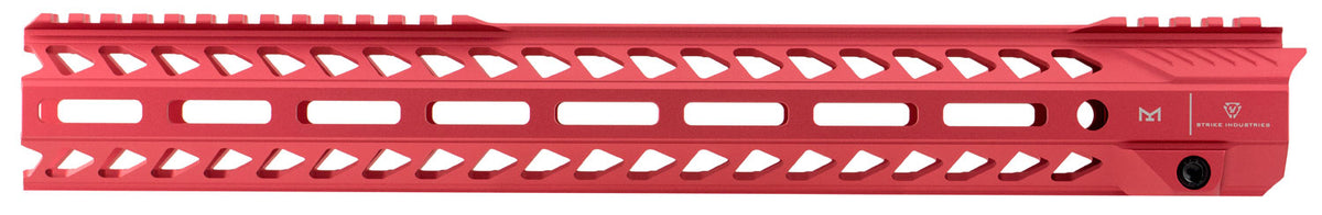 Strike Industries Strike Rail AR-15 M-LOK Handguard Red Aluminum 15.50"