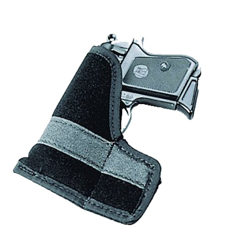 Uncle Mike's Inside The Pocket Holster Size 01 Black Suede-Like Fits .22-.25 Cal Small Autos Ambidextrous